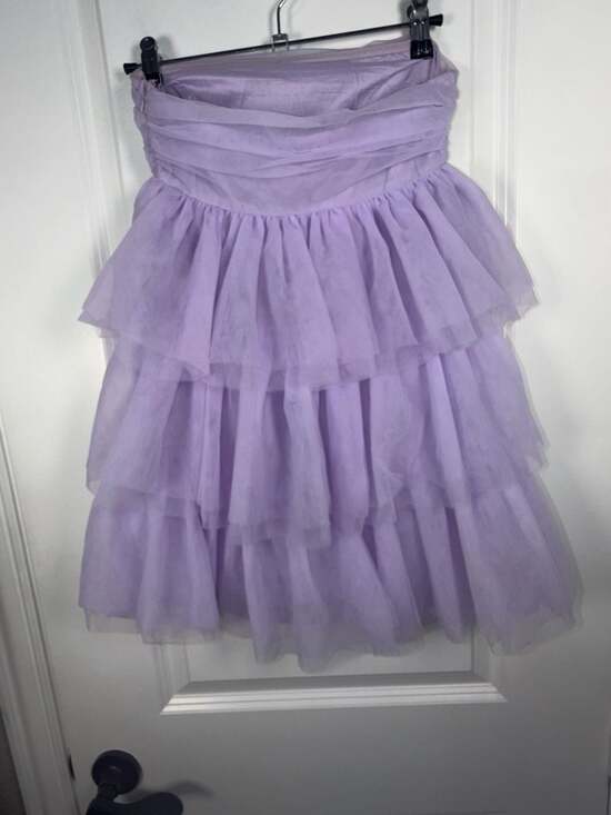 Beginning Boutique Dresses & Skirts - Beginning Boutique Birthday Girl Lilac Strapless Ruffled Mini Party Dress